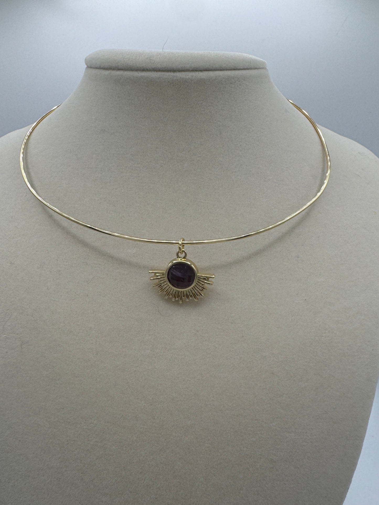 Intuition rising collar necklace