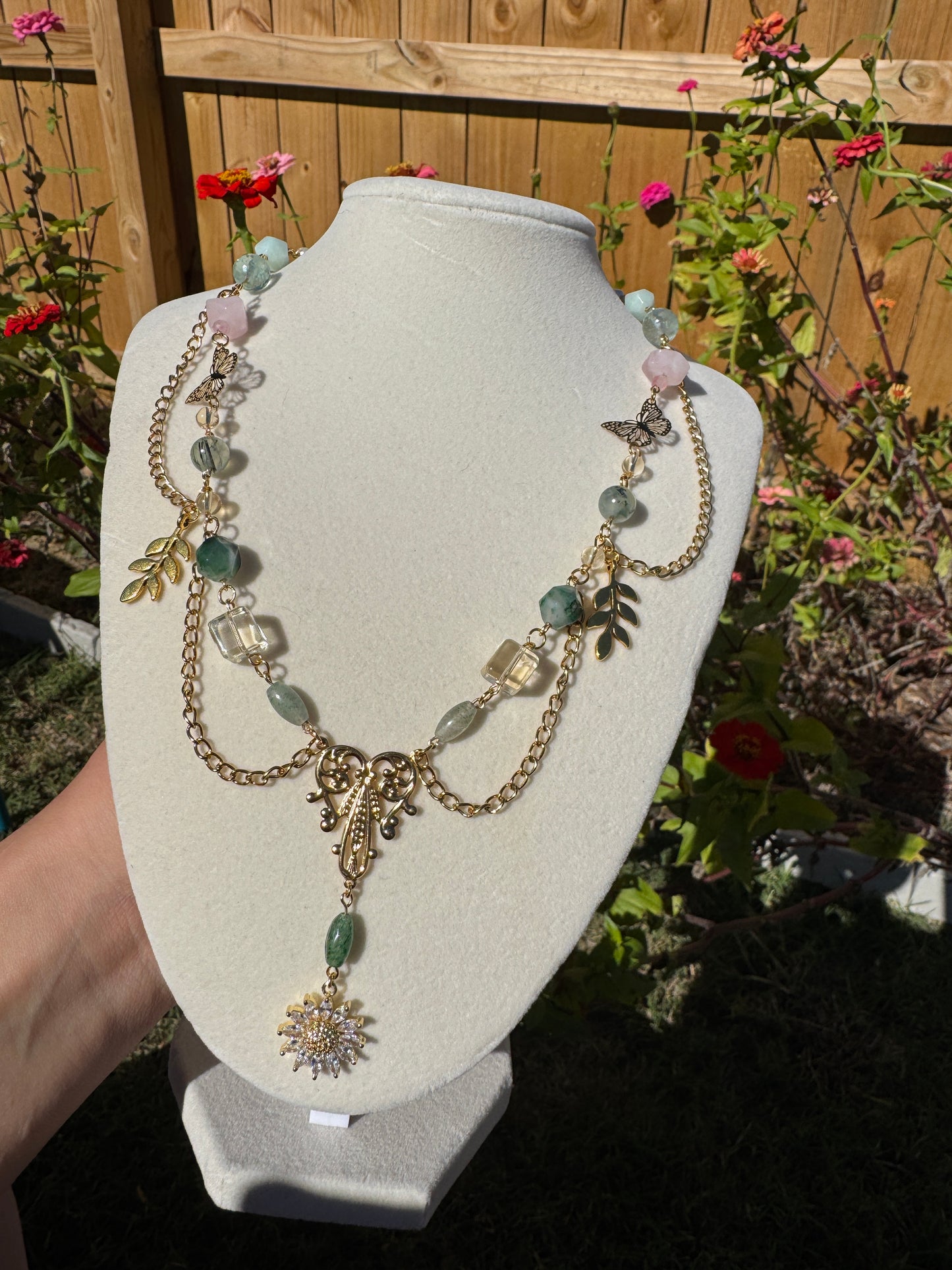 Spring Court Faerie Regalia Necklace