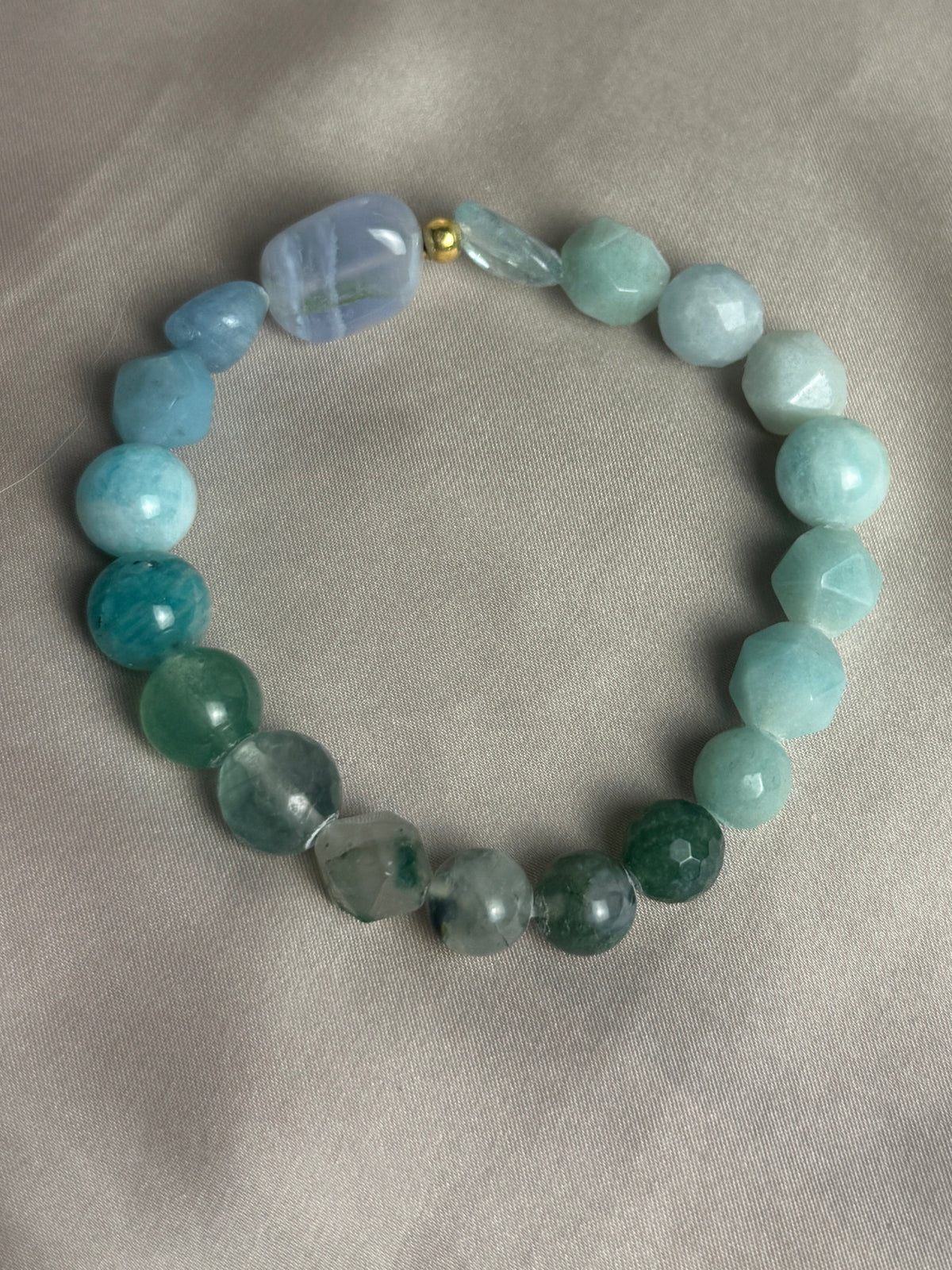 Pick-your-palette gemstone stretch bracelets
