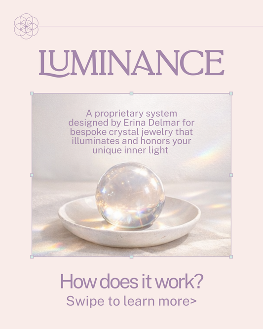 Luminance: your inner light, revealed as jewelry
