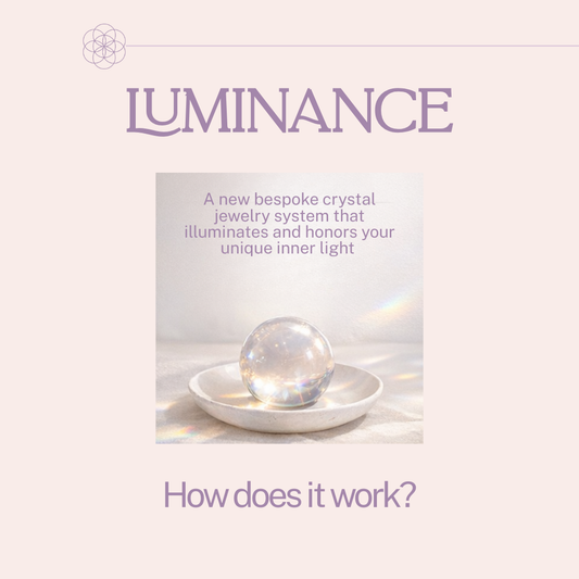 Luminance: your inner light, revealed as jewelry