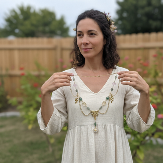 Spring Court Faerie Regalia Necklace
