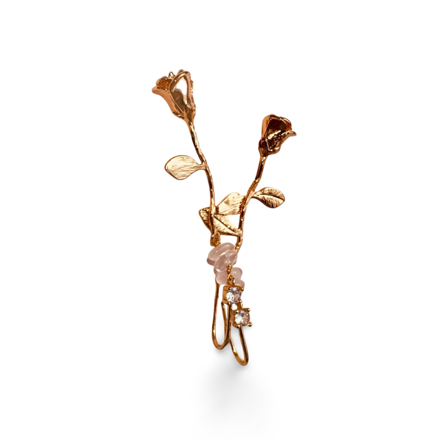 Romance in the rose garden earrings