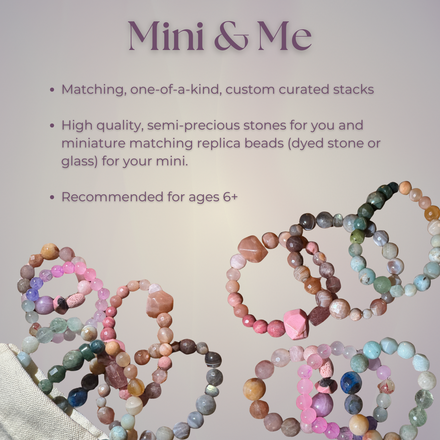 Mini & Me Custom Bracelets [Consultation]