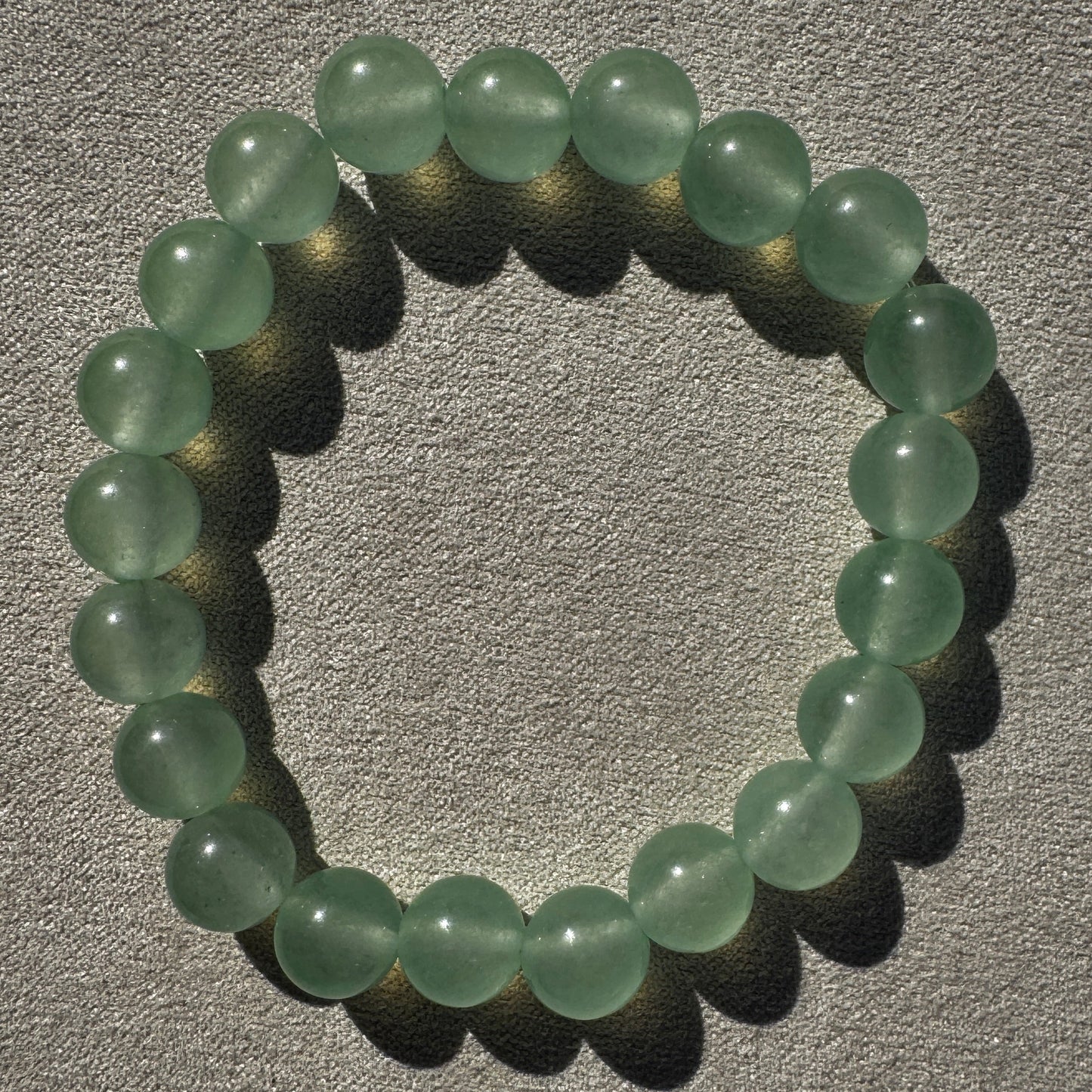 Sparkling Sea Smooth Stone Stretch Bracelets