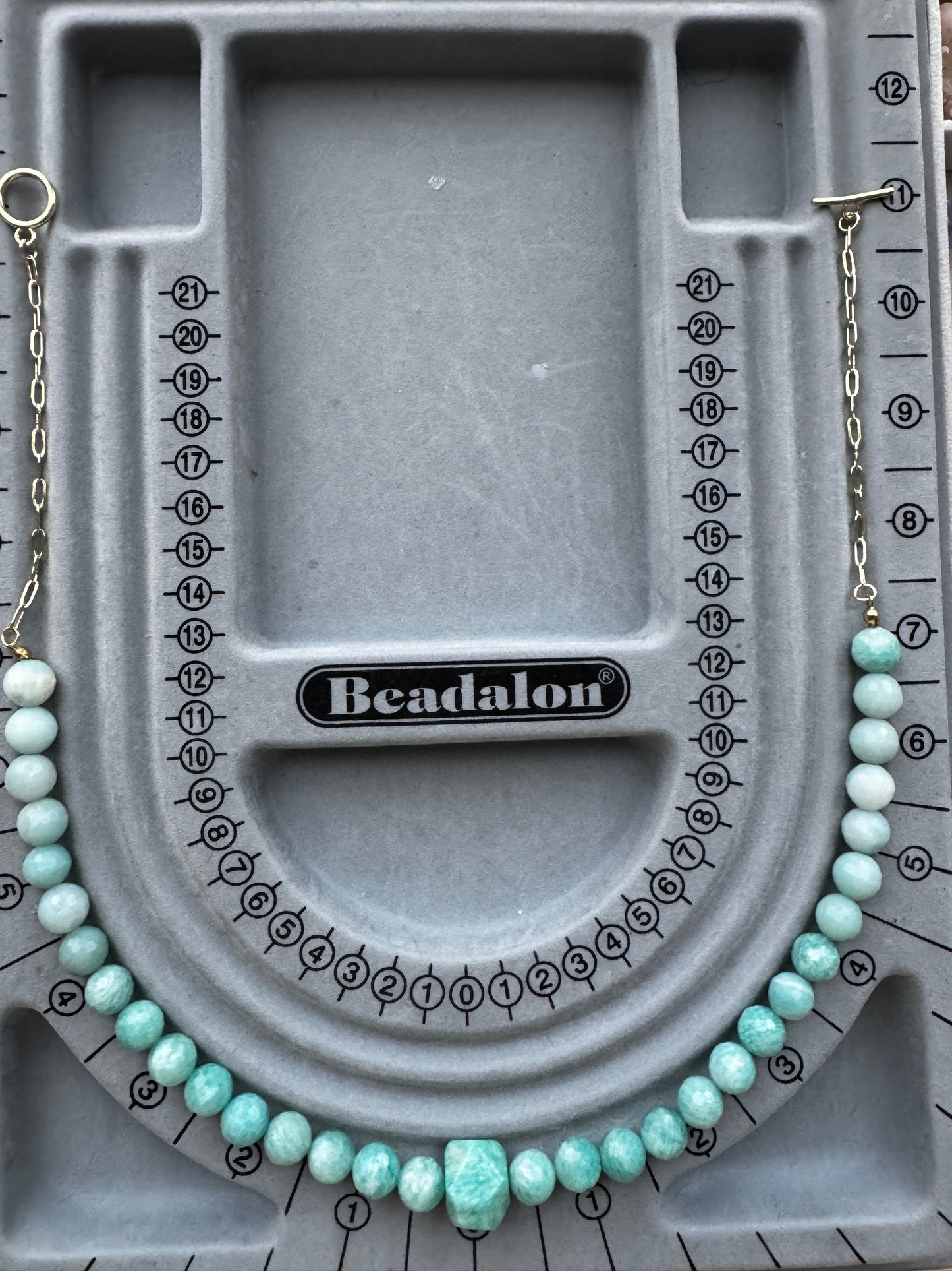 Crystal Cove Amazonite Necklace