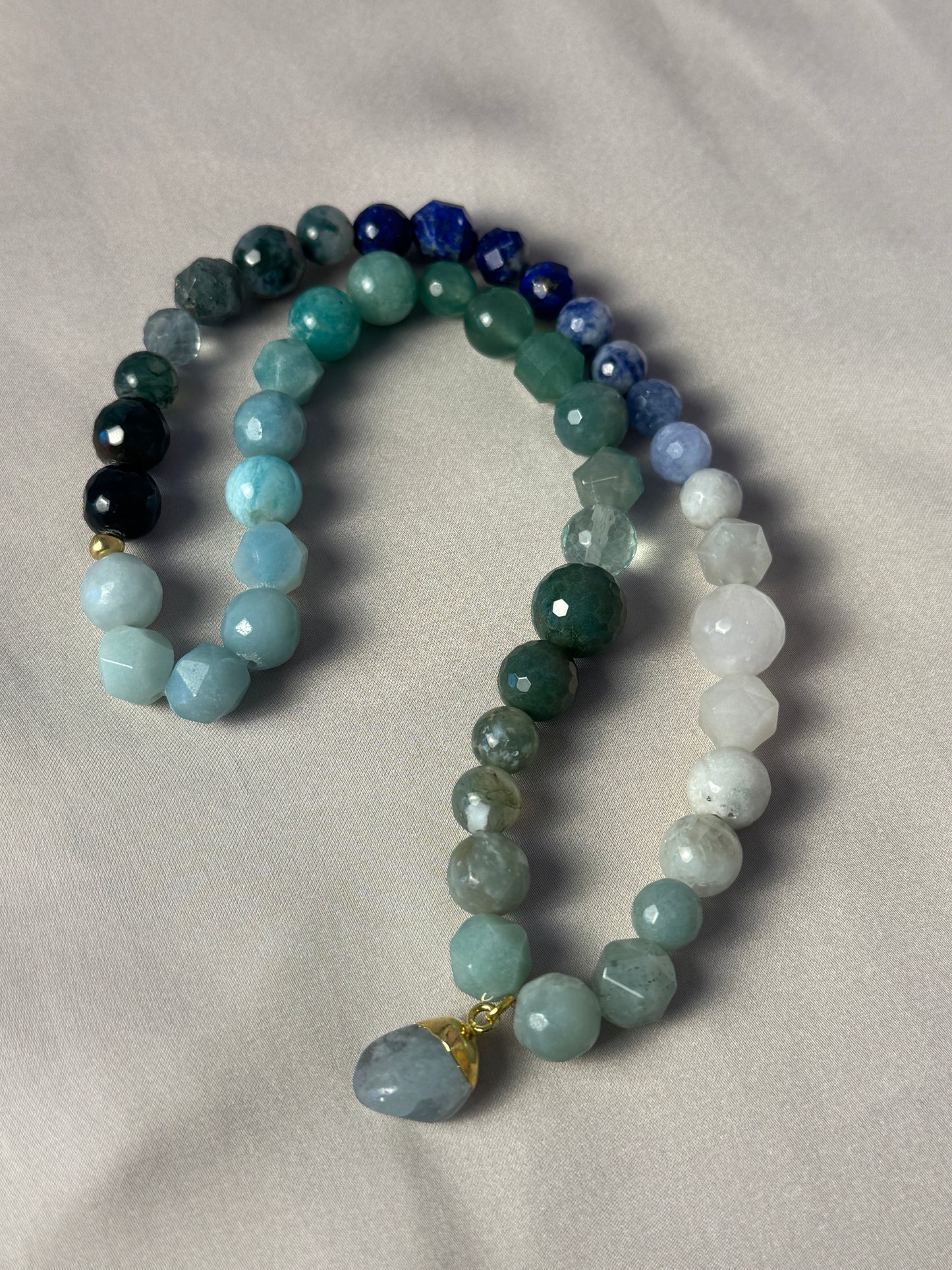 Sensoria: a collection of comfy gemstone necklaces