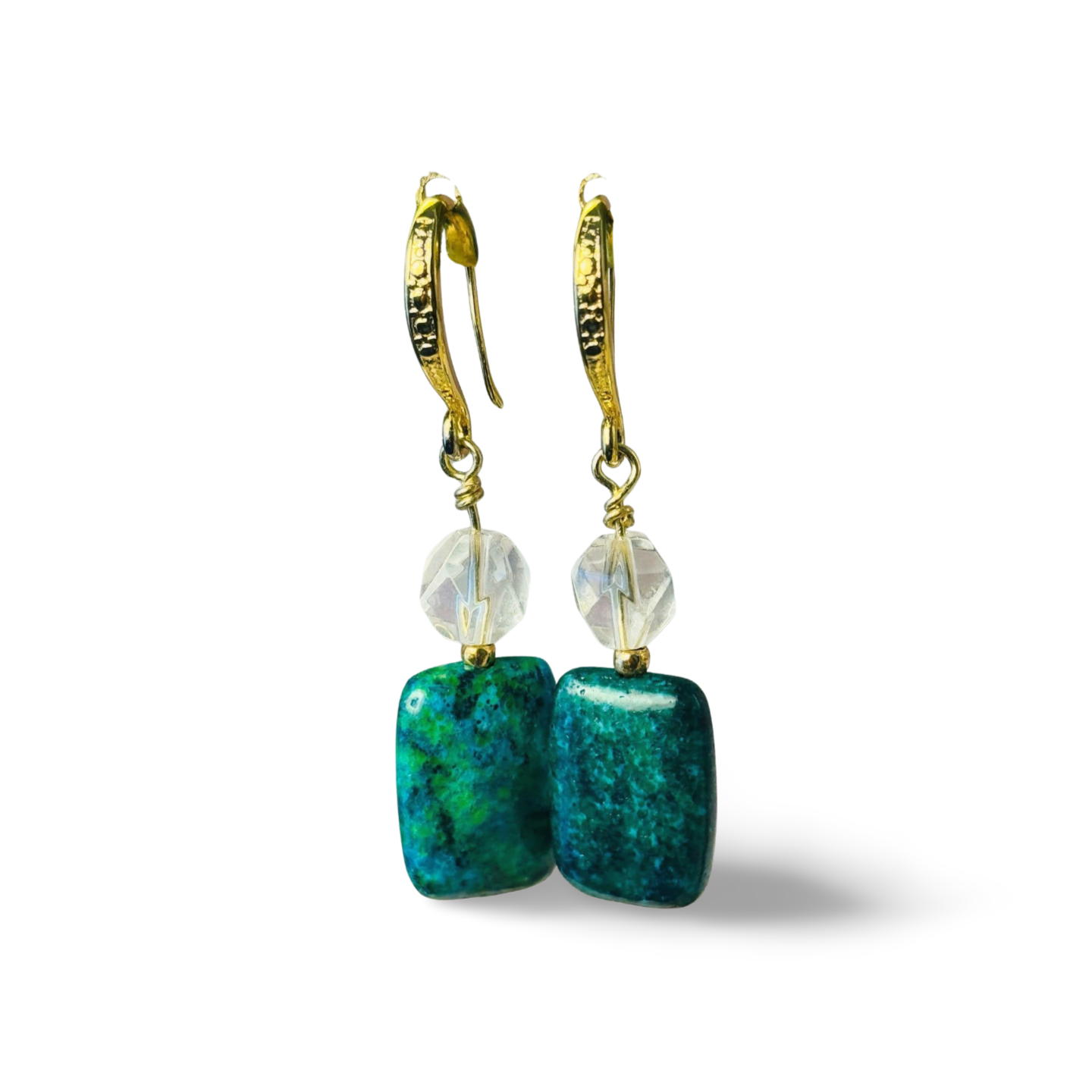 Fae elixir wire-wrapped earrings