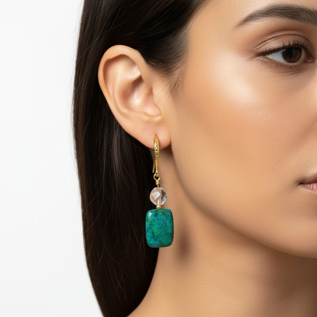 Fae elixir wire-wrapped earrings