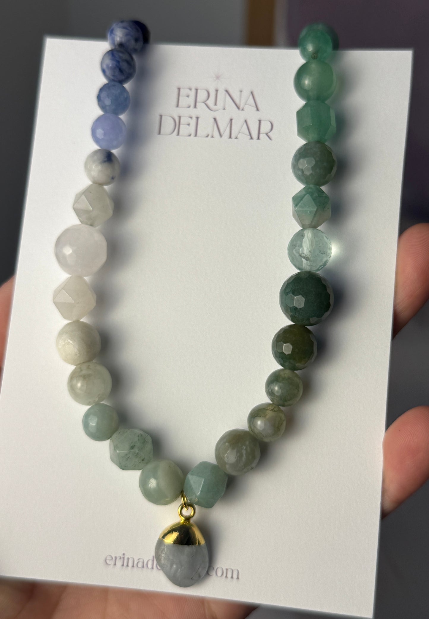 Sensoria: a collection of comfy gemstone necklaces