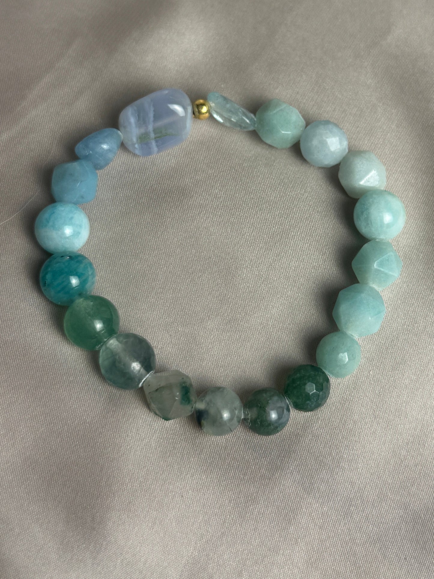 Pick-your-palette gemstone stretch bracelets