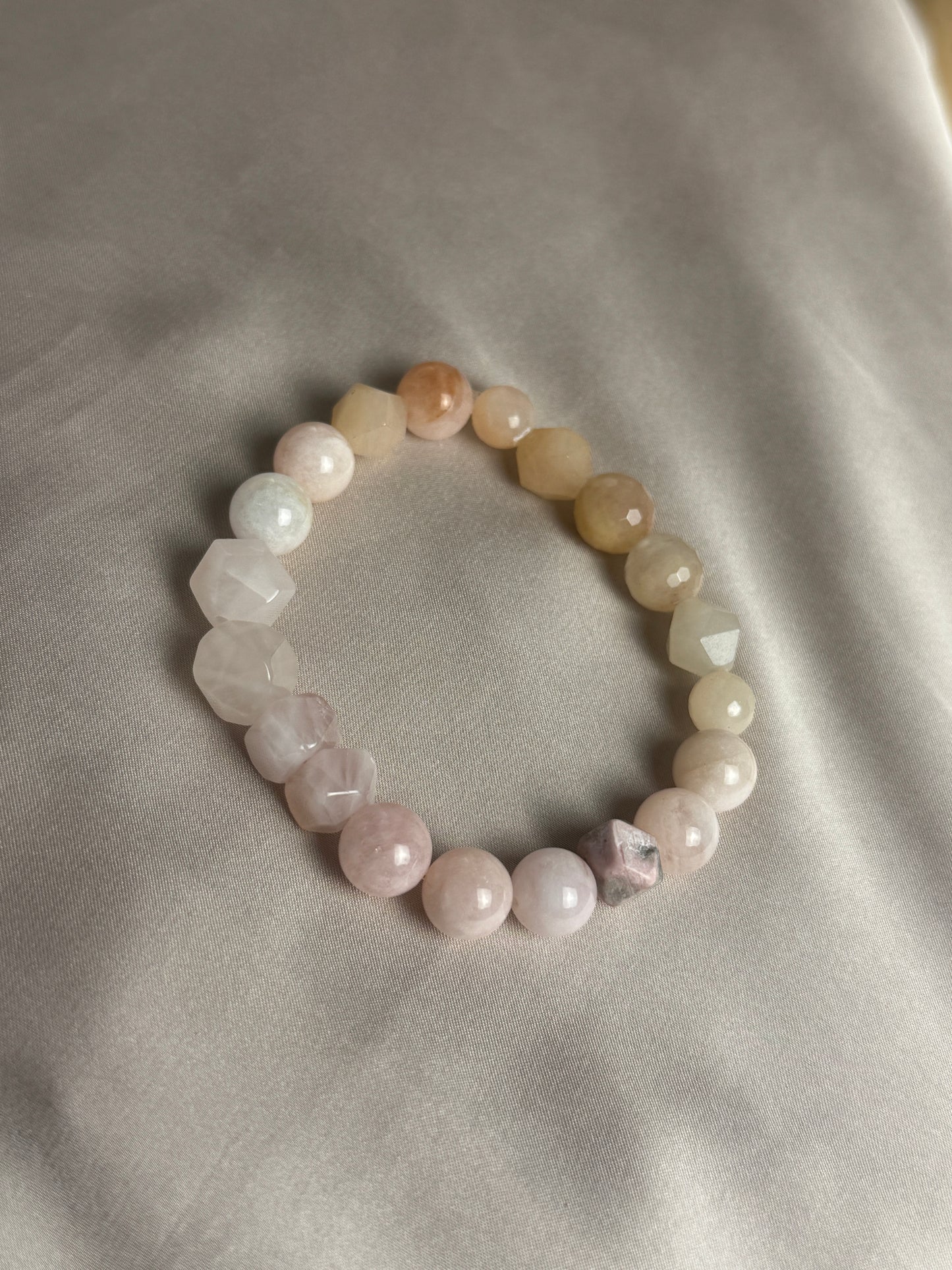 Pick-your-palette gemstone stretch bracelets