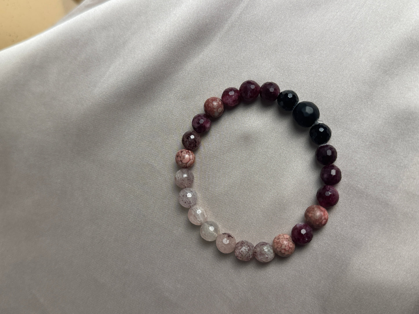 Pick-your-palette gemstone stretch bracelets