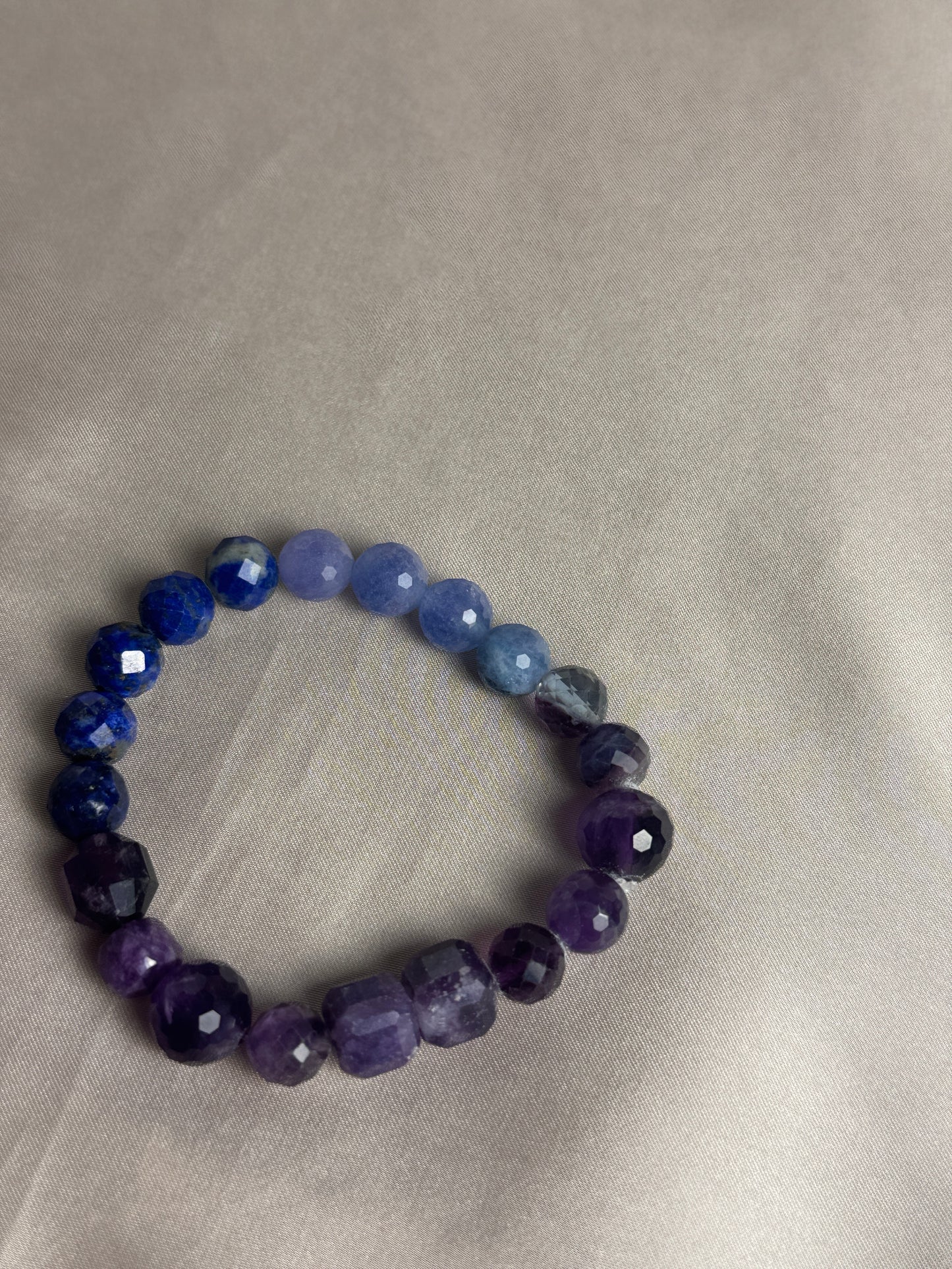 Pick-your-palette gemstone stretch bracelets