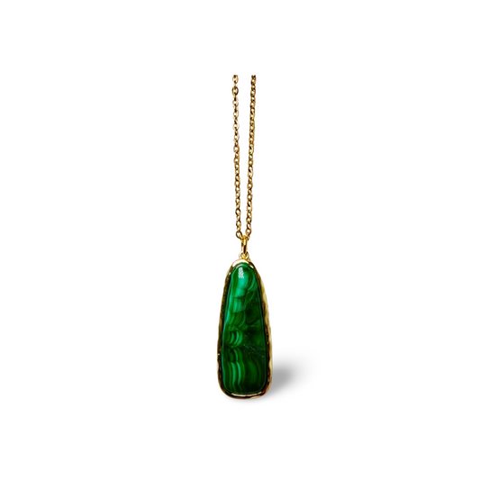 Heiress malachite pendant