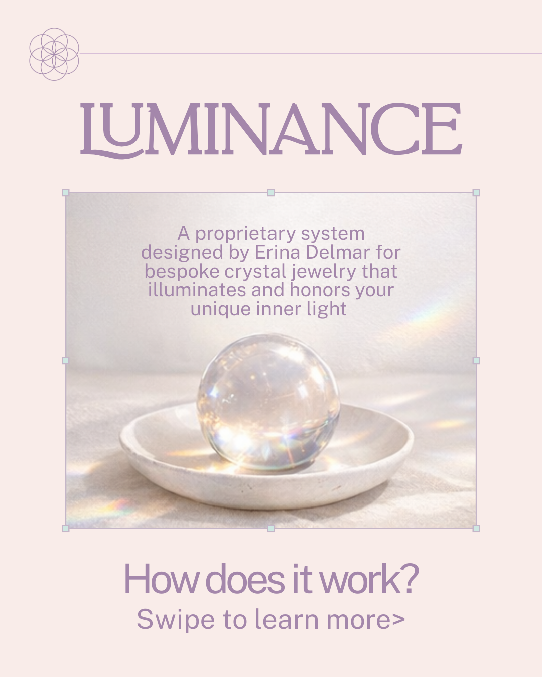 Luminance: your inner light, revealed as jewelry